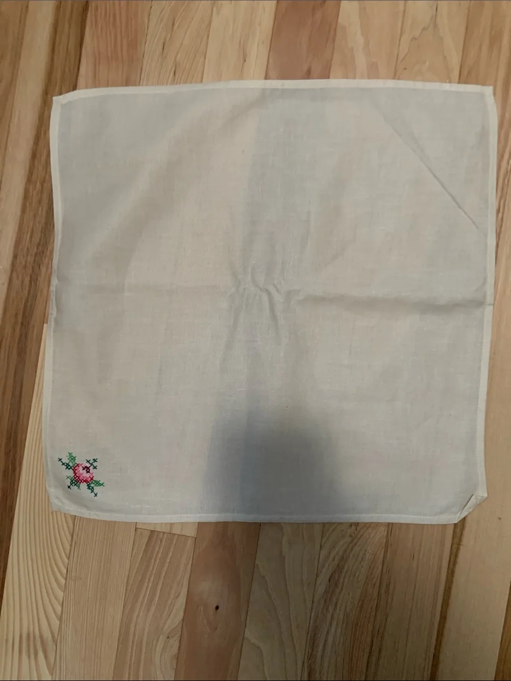 Handcrafted Embroidered Linen Napkins (12)